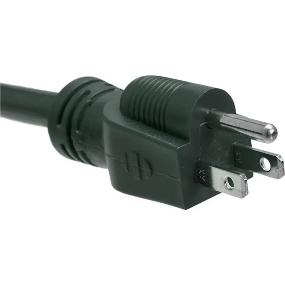 25-Foot 3-Prong Vinyl Indoor/Outdoor Extension Cord with 3 Outlets
